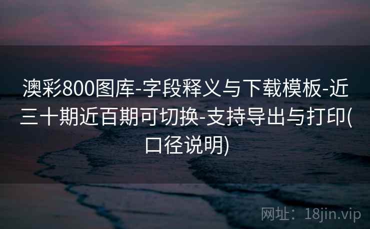 澳彩800图库-字段释义与下载模板-近三十期近百期可切换-支持导出与打印(口径说明)
